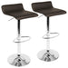 Ale - Contemporary Adjustable Barstool (Set of 2) Lumi Source