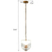 Garnet - Pendant Lamp - Transparent Ashcroft Furniture