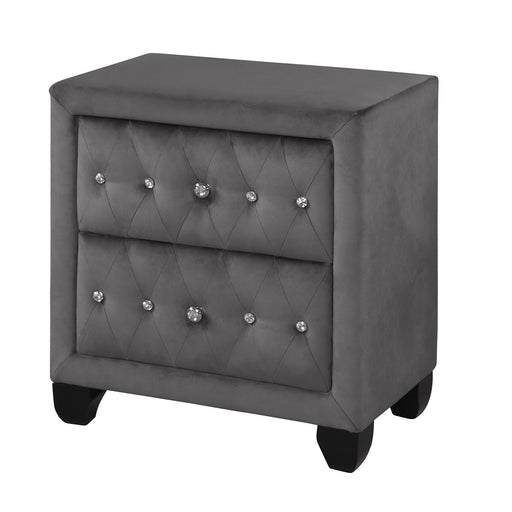 Sophia - 2 Drawer Upholstered Nightstand Matrix Furniture Group