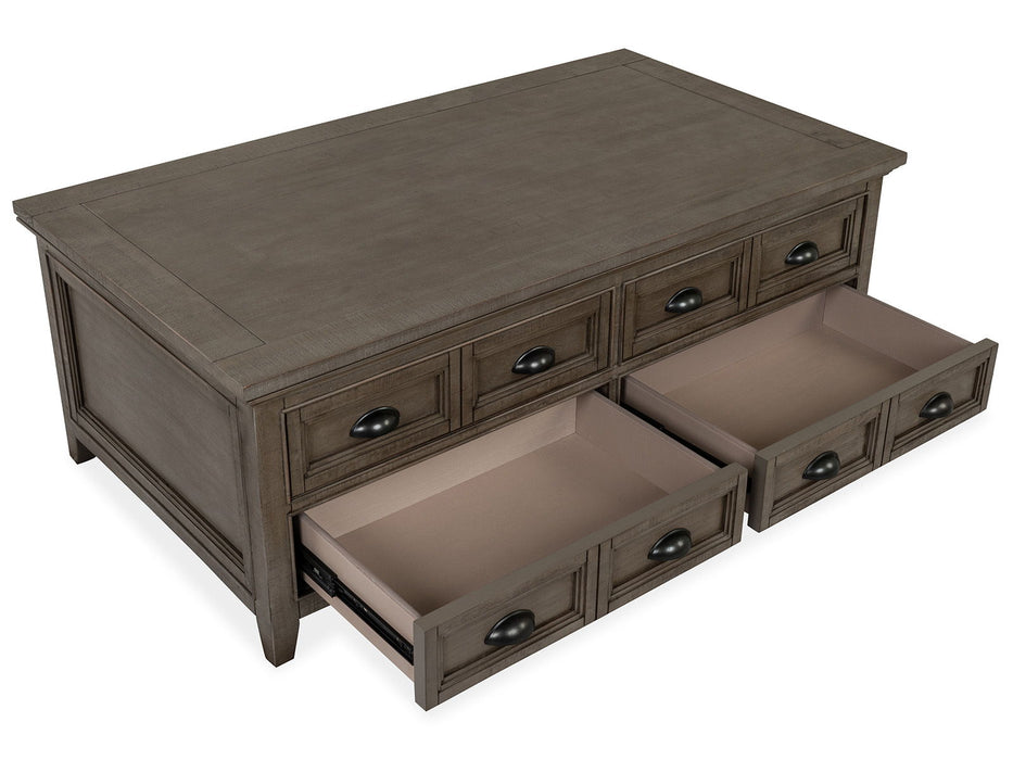 Paxton Place - Lift Top Storage Cocktail Table With Casters - Dovetail Gray Magnussen Furniture