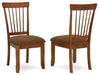 Berringer - Dining UPH Side Chair (Set of 2) - Rustic Brown Ashley®