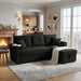 Sleeper Sectional With Pull Out Bed, Reversible Chaise Home Essentials