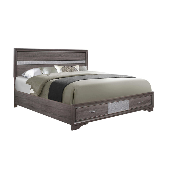 Ryder - 5 Piece Bedroom Set With Drawer Footboard Global Furniture USA