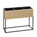 Solhome - Planter Box, 3 Removable Inserts, Indoor / Outdoor - Light Brown Daily Nest