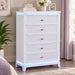 Opium - 5 Drawer Chest - White Matrix Furniture Group