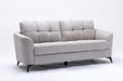 Callie - Living Room Sofa, Loveseat (Set of 2) - Light Gray Lilola Home