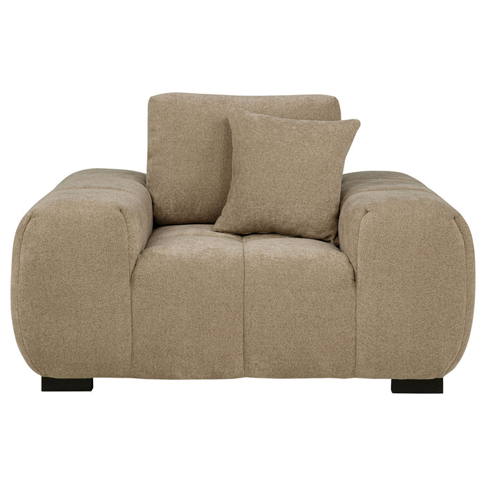 Plather - Track Arm Accent Chair Furniture Max