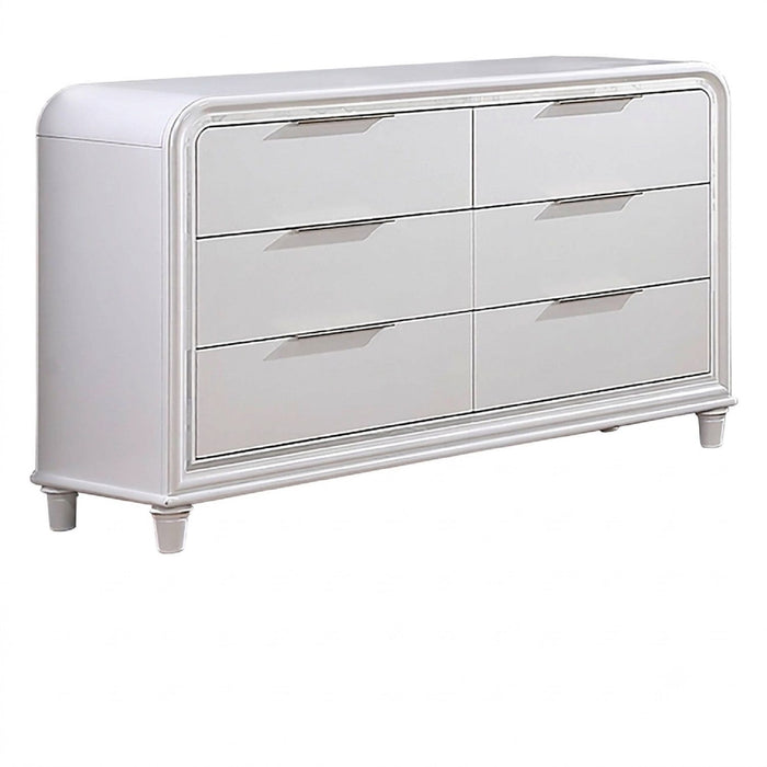 Dresser 6 Drawers - White Home Essentials