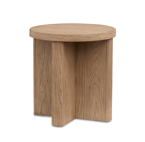 Hayden - Round End Table - Golden Oat Magnussen Furniture