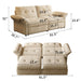 Sofa Bed, 2 In 1 Design For Living Rooms Home Essentials