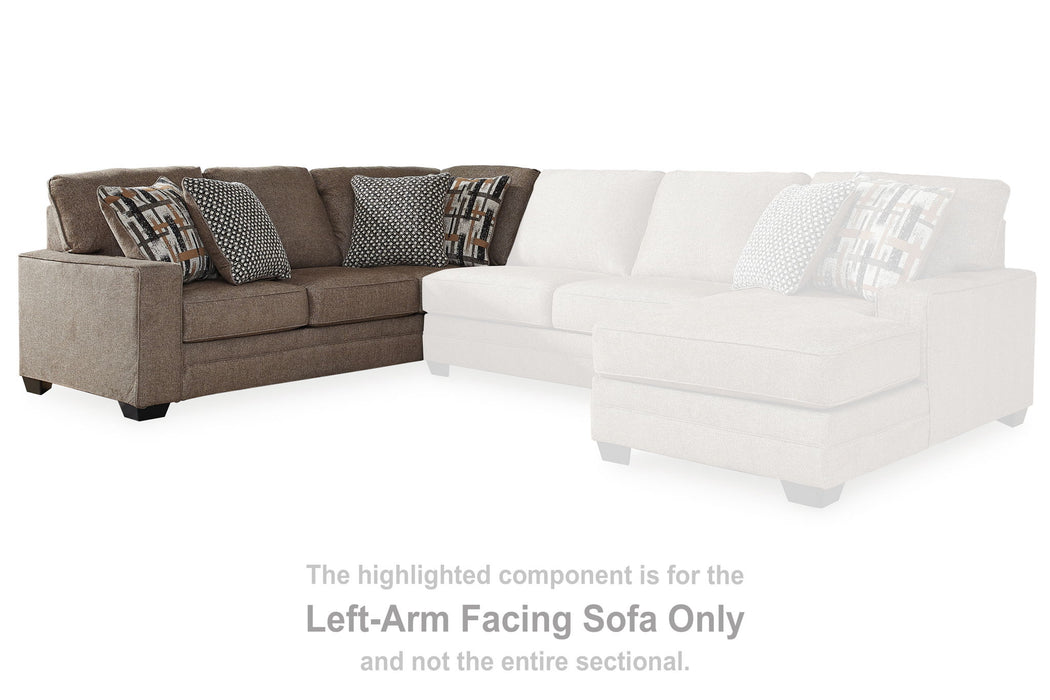 Cannonbrook - Laf Sofa With Corner Wedge - Nutmeg