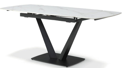 109 - Ceramic Dining Table With Extension Extravaganza Collection
