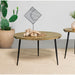 Mickelson - Round Coffee Table - Natural Furniture Max