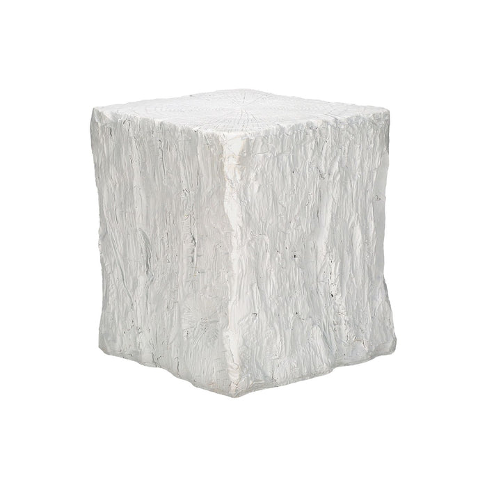Square Accent Table, Indoor Outdoor - White 8th Street