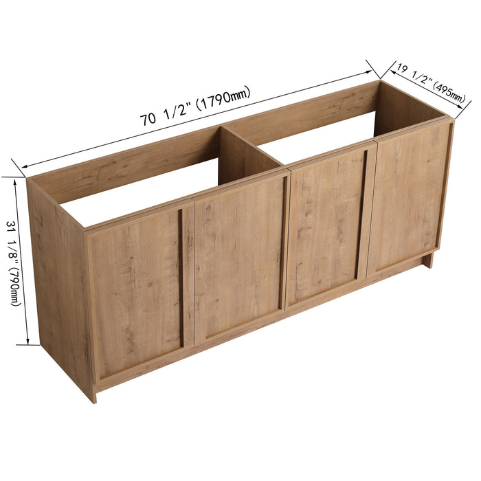 Freestanding Bathroom Vanity & Soft Close Cabinet Doors, Excluding Sink Home Essentials