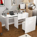Folding Desk With Mirror And Storage Stol For Bedroom Home Essentials