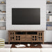 Artisan - TV Media Stand - Rustic Natural Aged Brown Simpli-Home