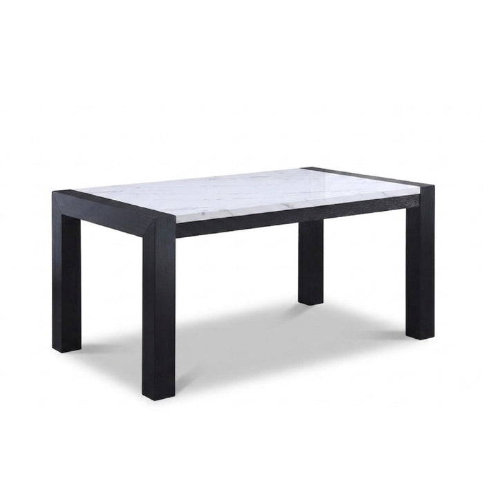 Dining Table - Charcoal / White / Charcoal Home Essentials