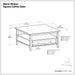 Warm Shaker - Square Coffee Table - Tobacco Brown Simpli-Home