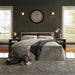 Brancaster - Queen Bed - Retro Brown Top Grain Leather & Aluminum ACME