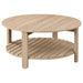 Brookson - Round 2 Piece Coffee And End Table Set - Natural Furniture Max
