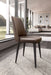 Nora - Leather Chair - Dark Brown Status Italy
