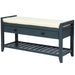 Multipurpose Entryway Shoe Rack With Cushioned Seat And Drawers Hearth and Haven