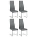 High Back Side Chairs Dining Chairs With Padded Upholstery (Set of 4) Furniture Max