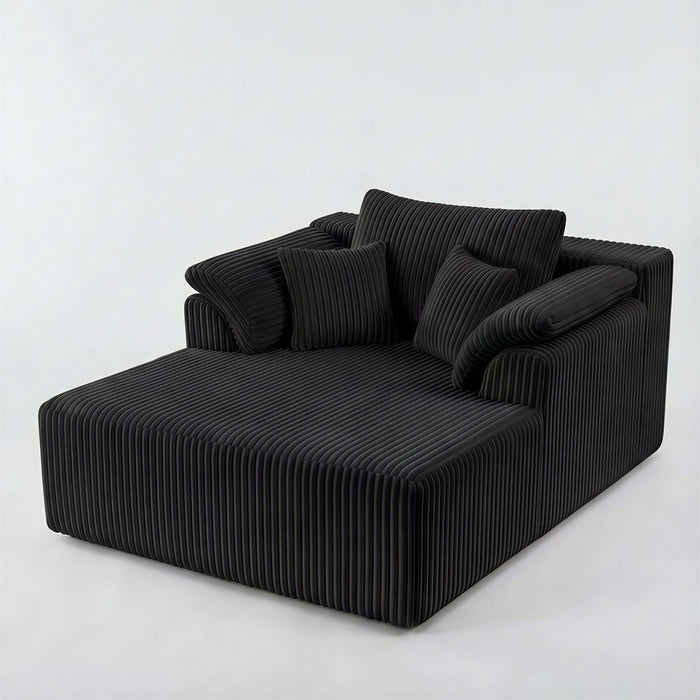Chaise Lounge Chair, Deep Seat Sleeper Couch For Living Room Home Essentials