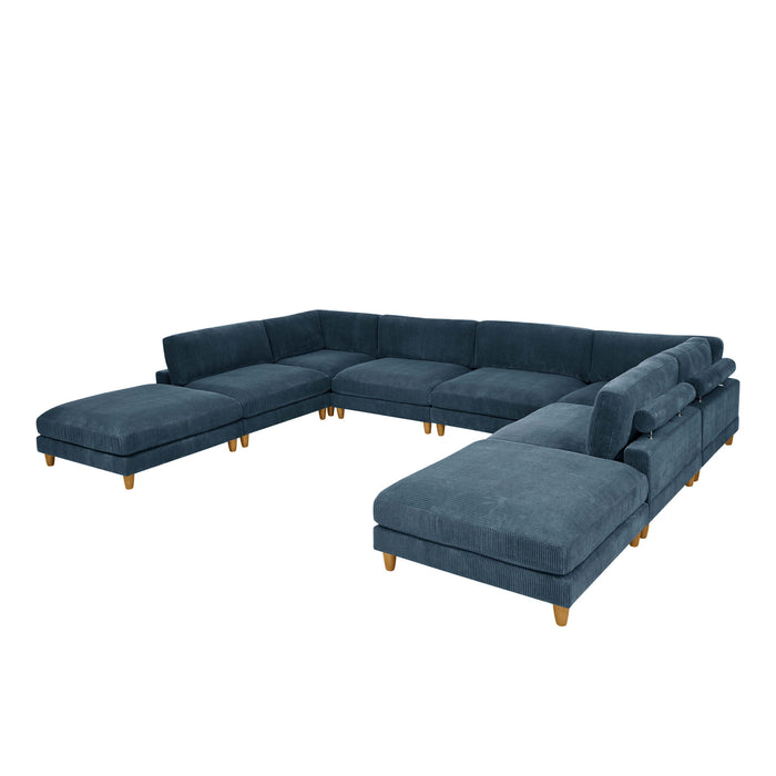 Modern Modular Sectional With Adjustable Back Support Home Essentials