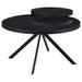 Shayne - Round Top Coffee Table With 2 Tier Design Furniture Max