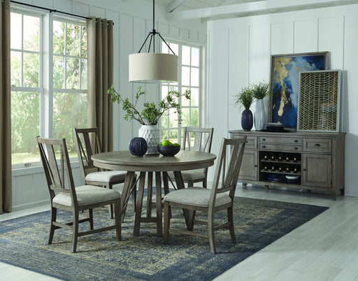 Paxton Place - Round Dining Table - Dovetail Gray Magnussen Furniture