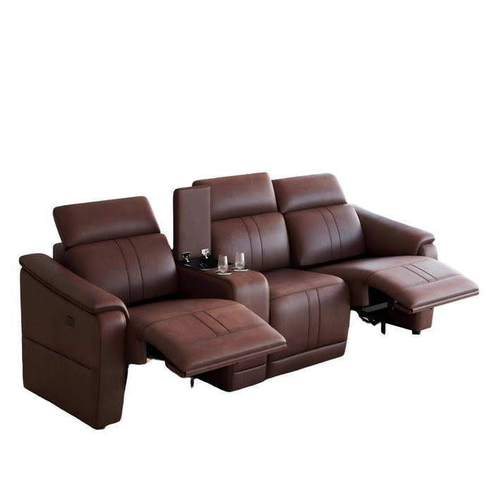 Modular Sofa With Recliners And Cup Holders Sectional Set Home Essentials