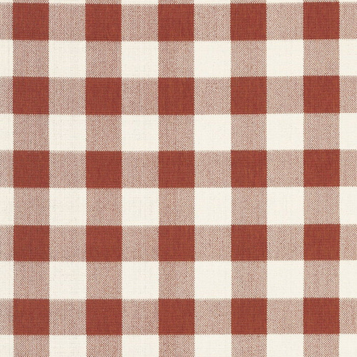 9' X 13' Geometric Stain Resistant Indoor / Outdoor Area Rug - Red / Ivory