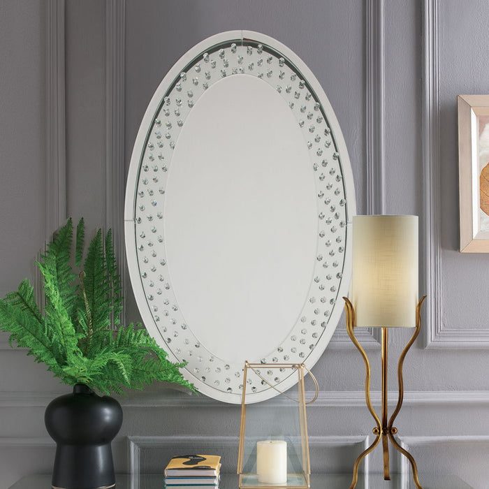 Nysa - Accent Decor - Mirrored & Faux Crystals ACME