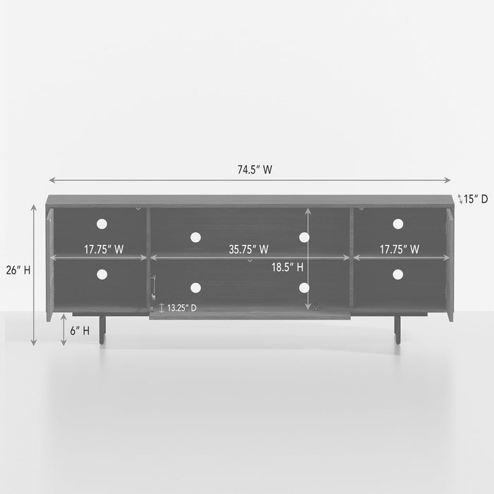 Adeline - 3 Door TV Console Ridgecrest Home