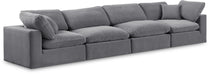 Comfy - Velvet Modular Sofa 4 Seats Meridian Furniture