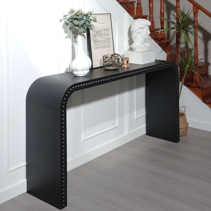 Waterfall Console Table Home Essentials