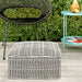 Safford - Square Outdoor / Indoor Pouf Simpli-Home