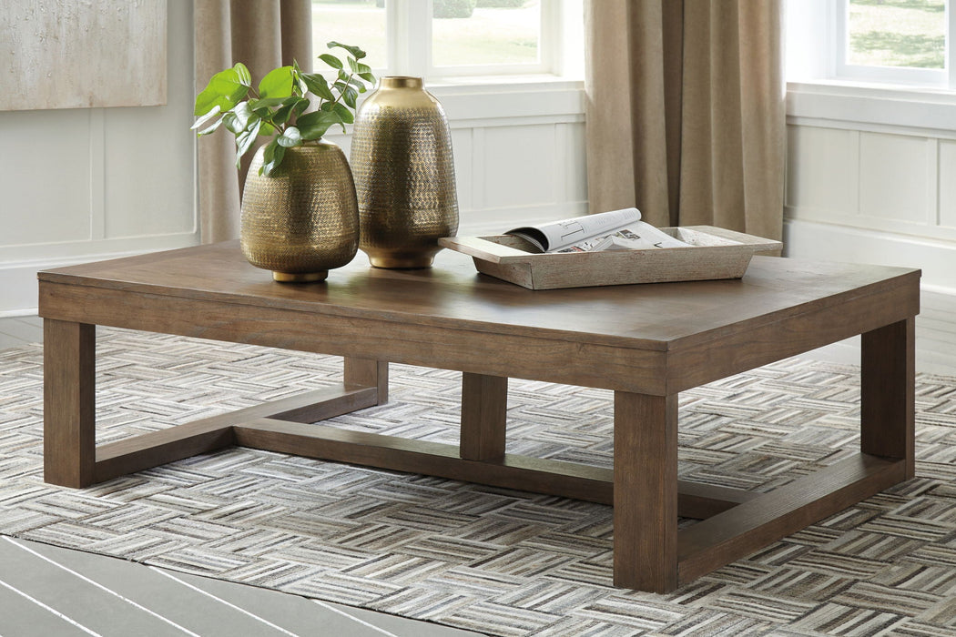 Cariton - Rectangular Cocktail Table - Gray Signature Design by Ashley®