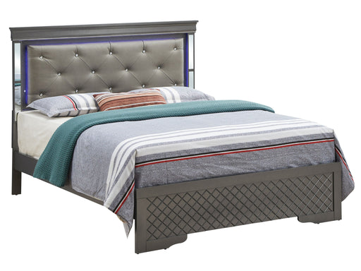 Verona - Full Bed - Metalic Black Glory Furniture