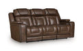 Mestrino - Power Recline Sofa With Adjustable Headrest - Hickory Signature Design by Ashley®