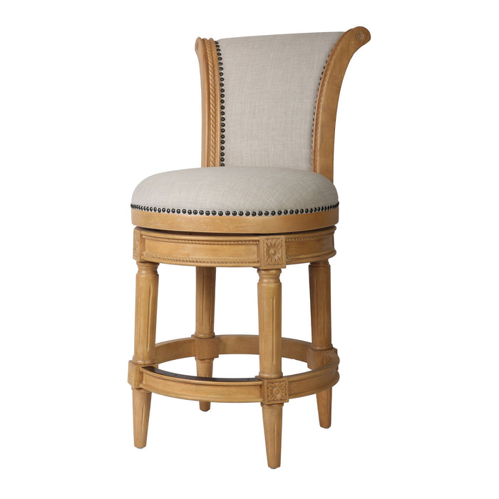 Swivel Barstool With High-Back Home Essentials
