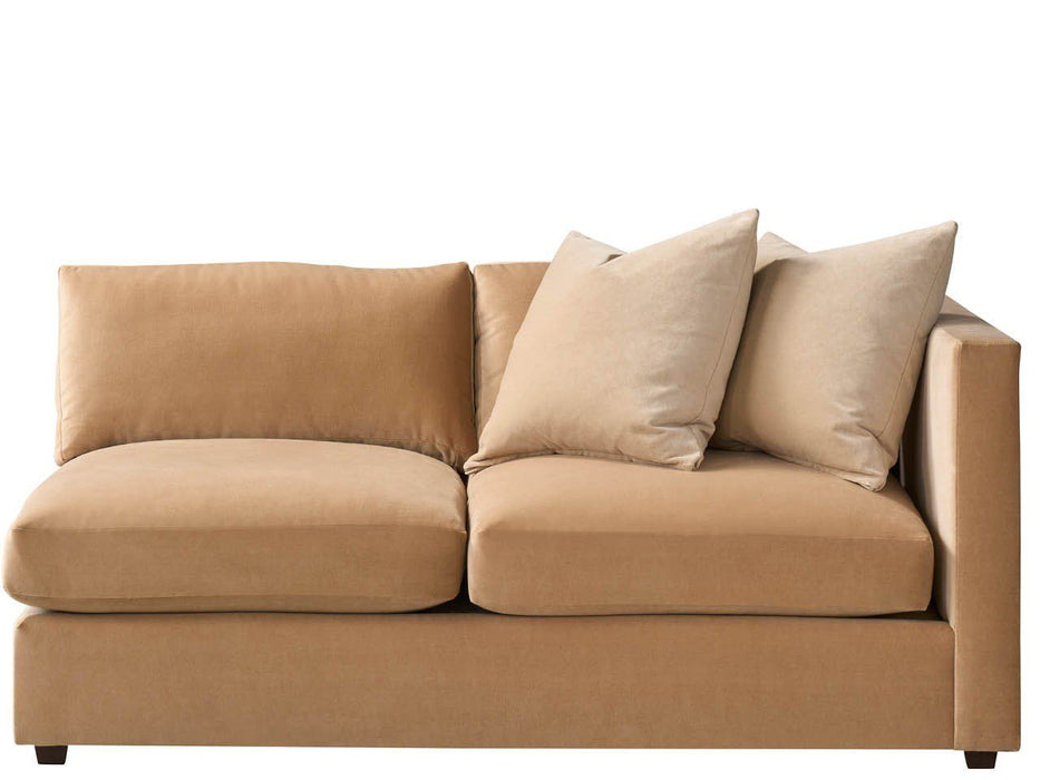 Ally - One Arm Loveseat RAF, Special Order - Light Brown