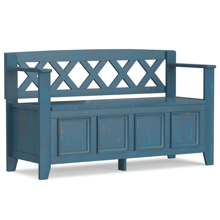Amherst - Handcrafted Entryway Storage Bench Simpli-Home