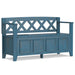Amherst - Handcrafted Entryway Storage Bench Simpli-Home