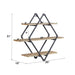 Brantley - 31" Wall Rack With 3 Shelves - Oak & Sandy Black ACME