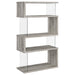 Elias - 4 Shelf Bookshelf With Zigzag Design Furniture Max