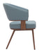 Poise - Dining Chair - Blue Zuo Modern