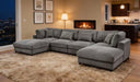 Upholstered Modular Sectional & Custom Configuration And Toss Pillows Home Essentials